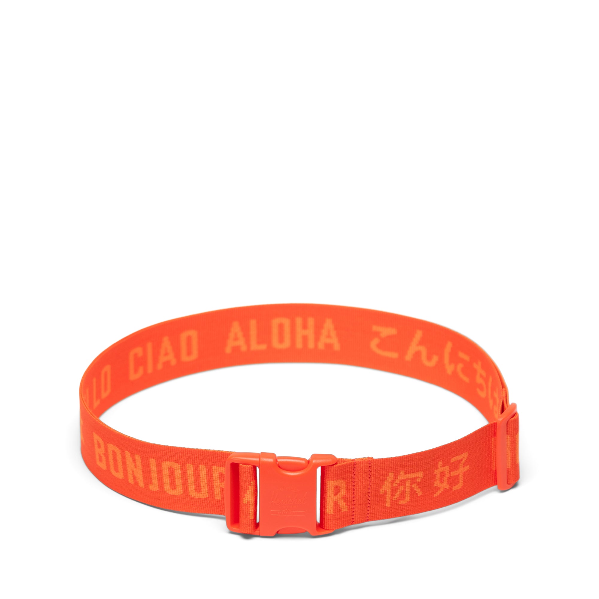 Mandalina Turuncusu Herschel Luggage Belt Ayarlanabilir Kayışlı Bagaj Kemeri